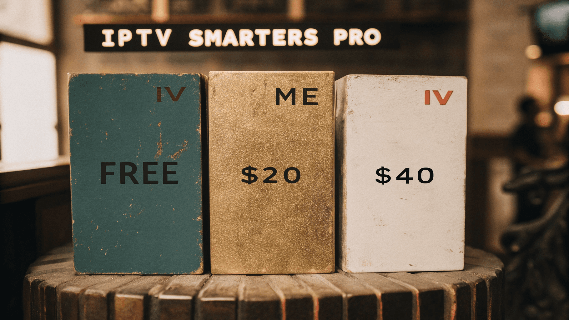 Table of IPTV Smarters Pro subscription plans with me circling $20